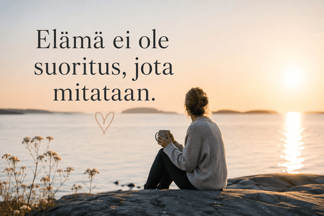 Elämä ei ole suoritus